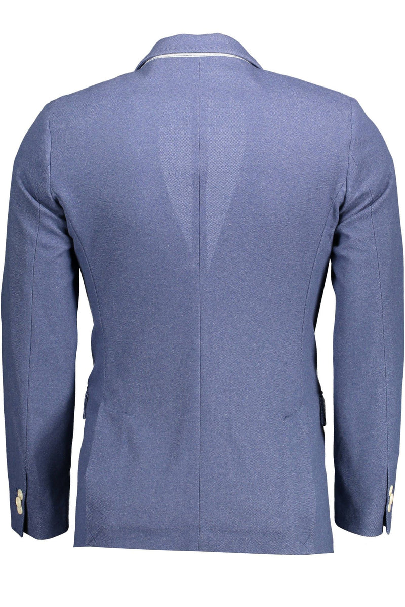 Blue Polyester Men Jacket Gant