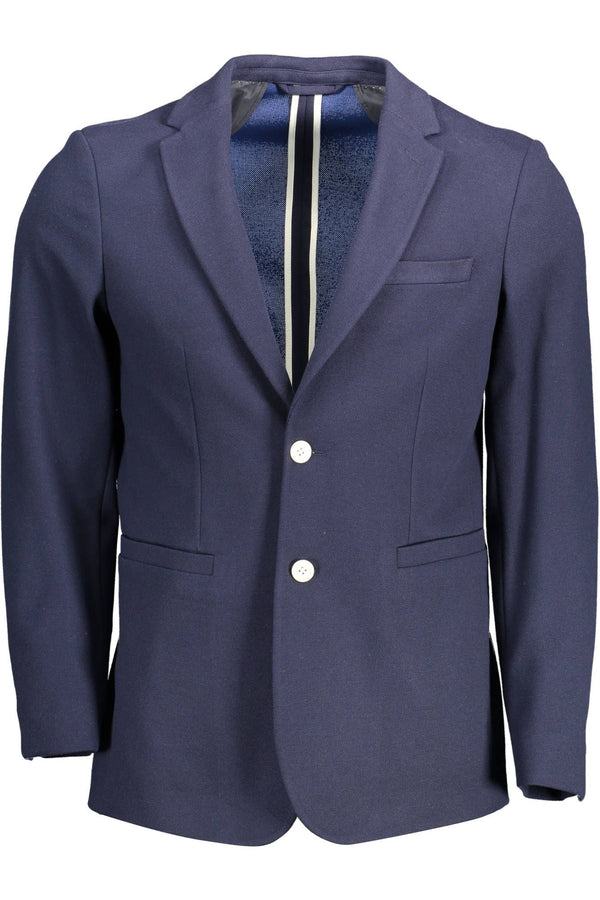 Blue Polyester Men Jacket Gant