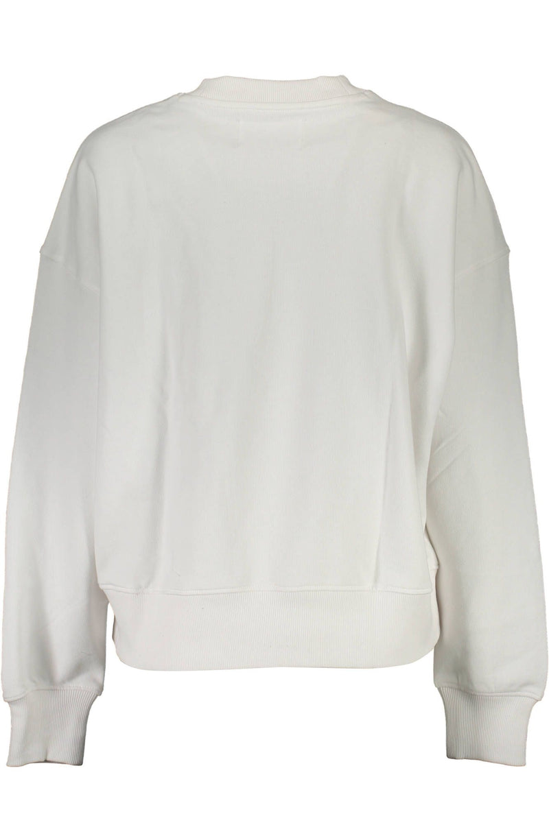 White Cotton Women Sweater Calvin Klein