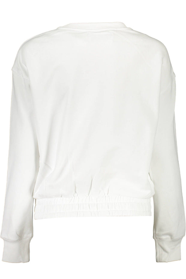 White Cotton Women Sweater Calvin Klein