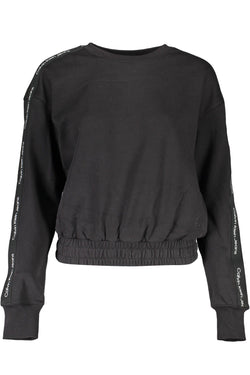 Black Cotton Women Sweater Calvin Klein