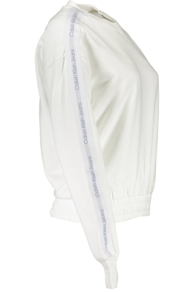 White Cotton Women Sweater Calvin Klein