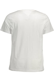 White Cotton Men T-Shirt Tommy Hilfiger