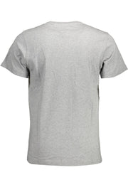 Gray Cotton Men T-Shirt Tommy Hilfiger