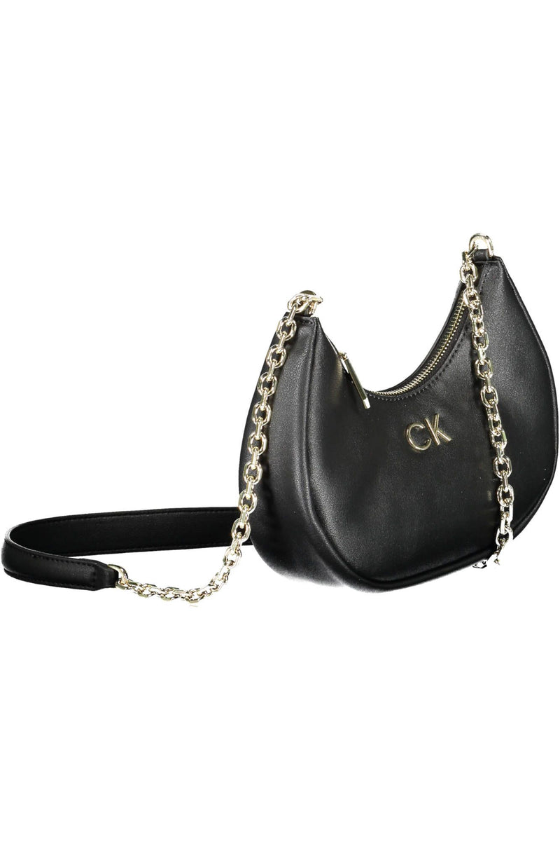 Black Polyester Women Handbag Calvin Klein