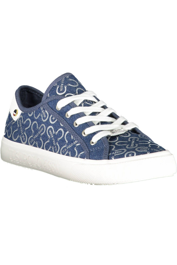 Blue Polyester Women Sneaker U.S. POLO ASSN.