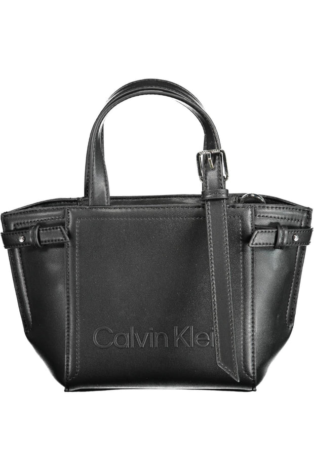 Black Polyester Women Handbag Calvin Klein