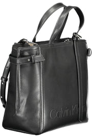 Black Polyester Women Handbag Calvin Klein