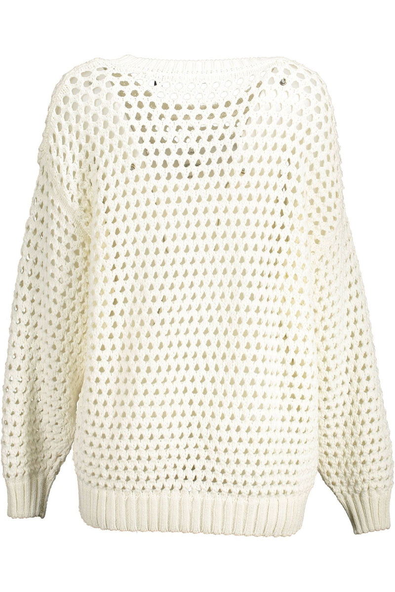 White Cotton Women Sweater Gant