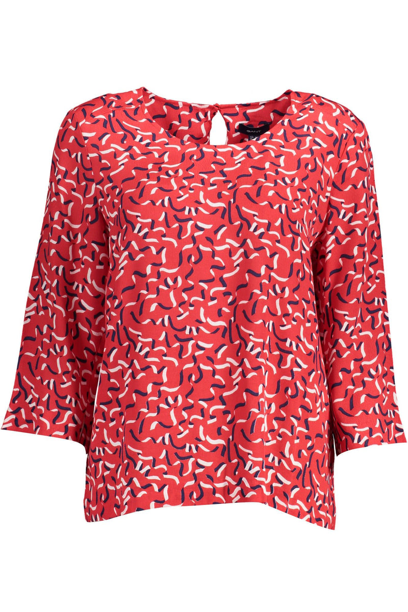 Red Viscose Women Sweater Gant