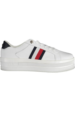 White Polyethylene Women Sneaker Tommy Hilfiger