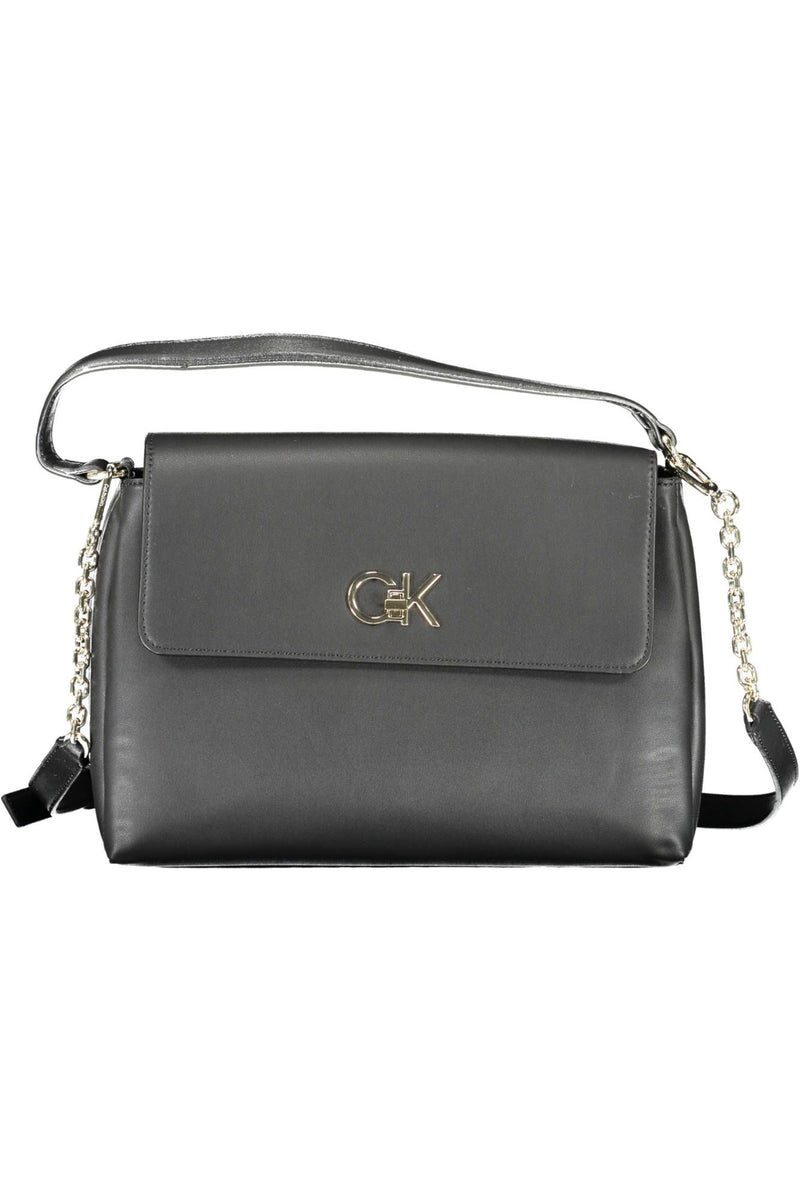 Black Polyester Women Handbag Calvin Klein