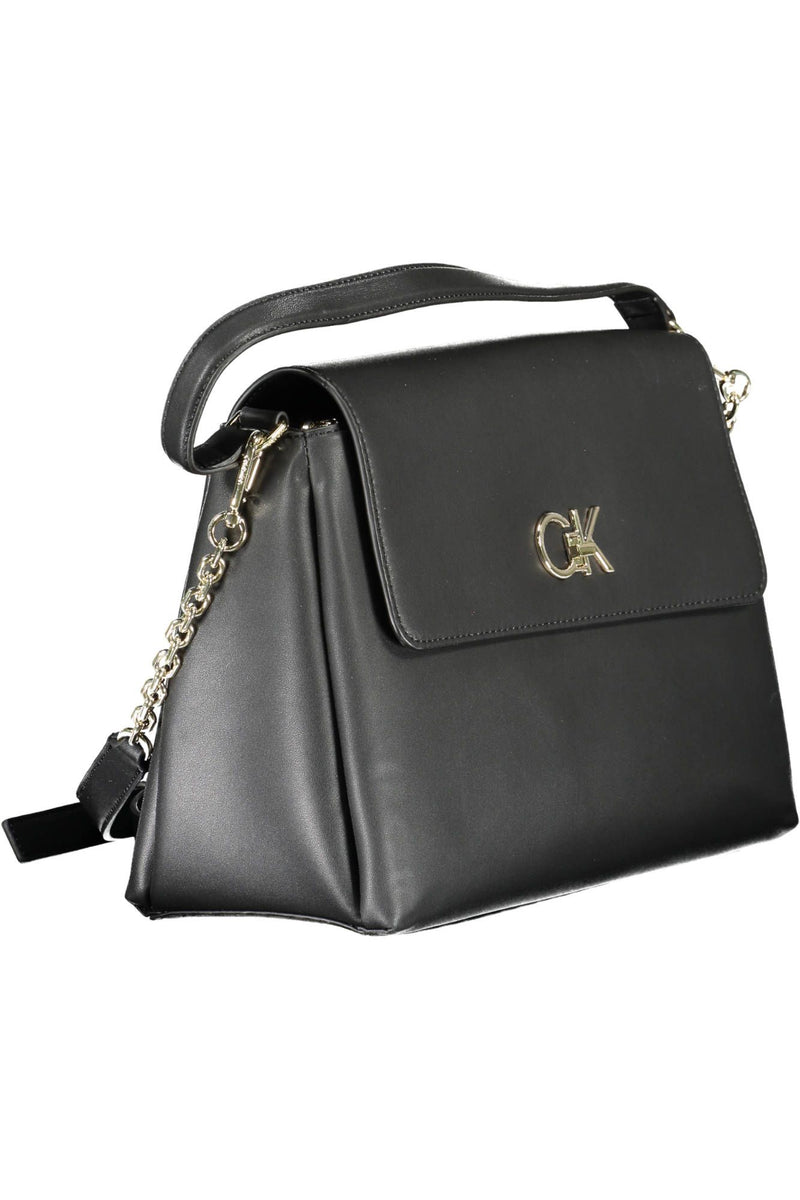 Black Polyester Women Handbag Calvin Klein