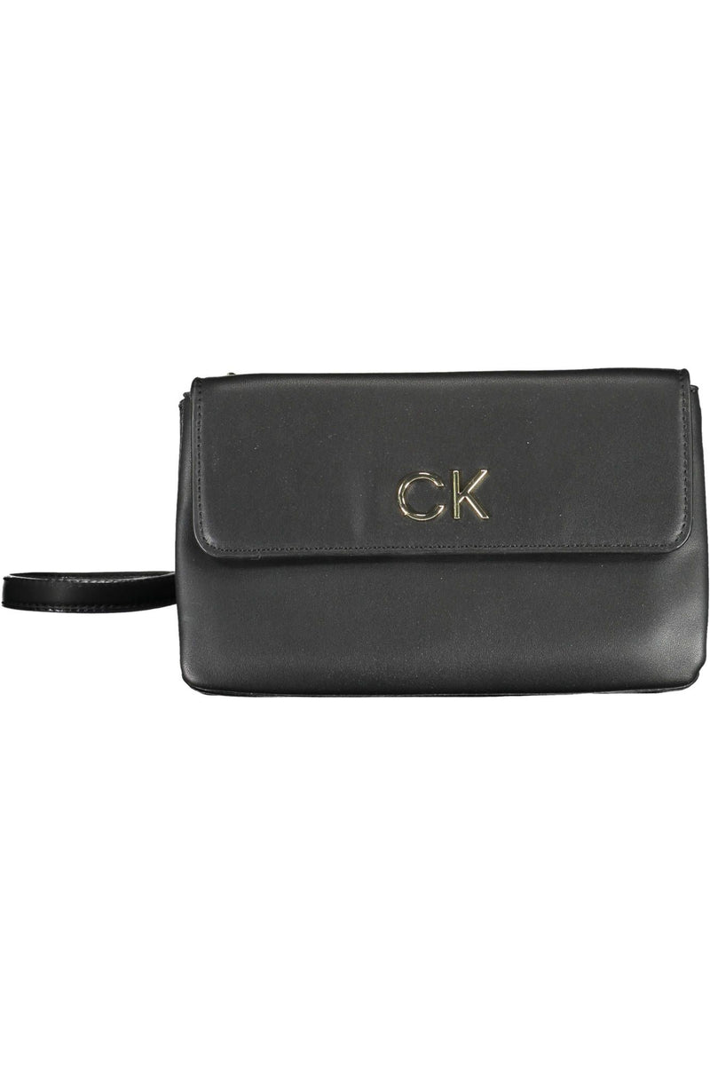 Black Polyester Women Handbag Calvin Klein