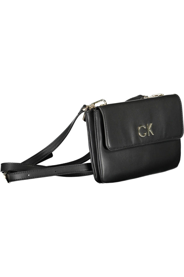 Black Polyester Women Handbag Calvin Klein