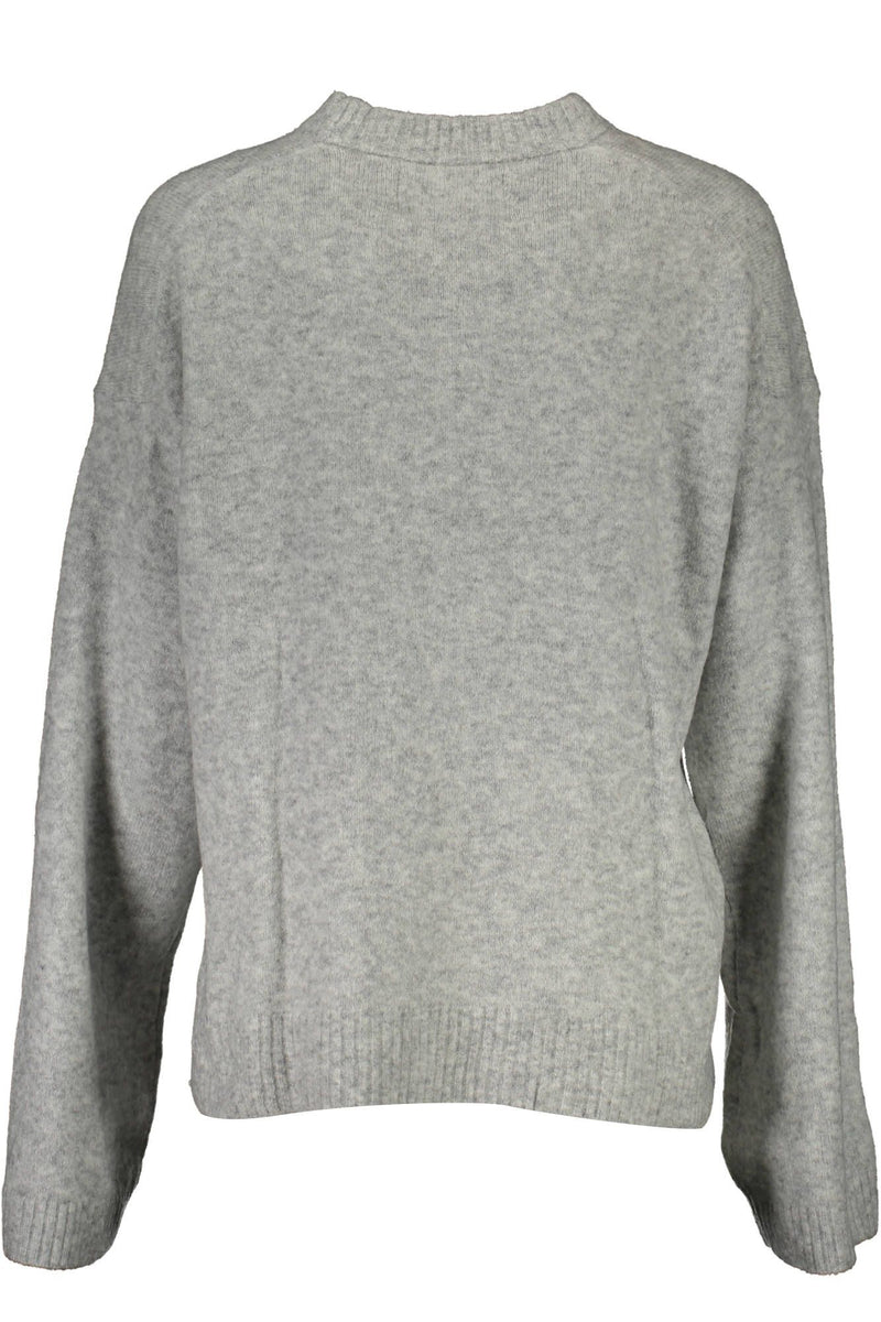 Gray Wool Women Sweater Calvin Klein