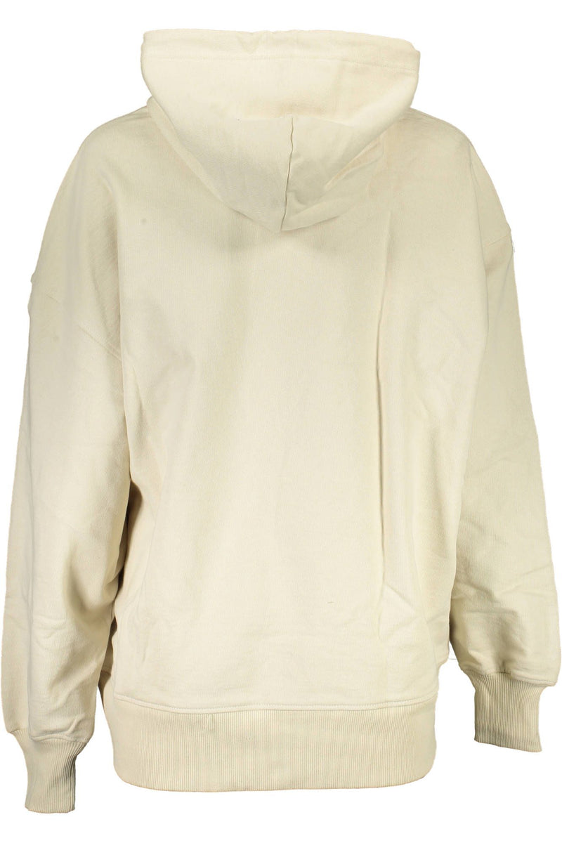 Beige Cotton Women Sweater Calvin Klein