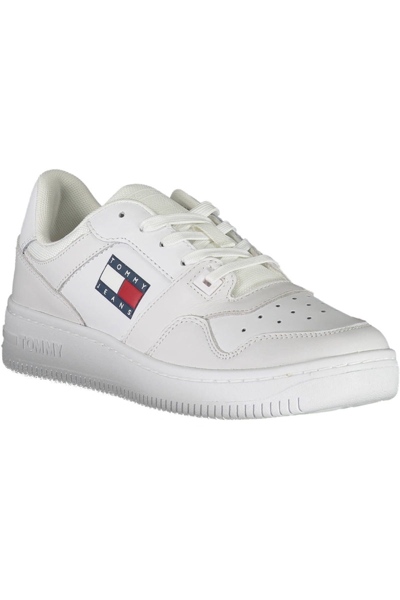 White Polyester Women Sneaker Tommy Hilfiger