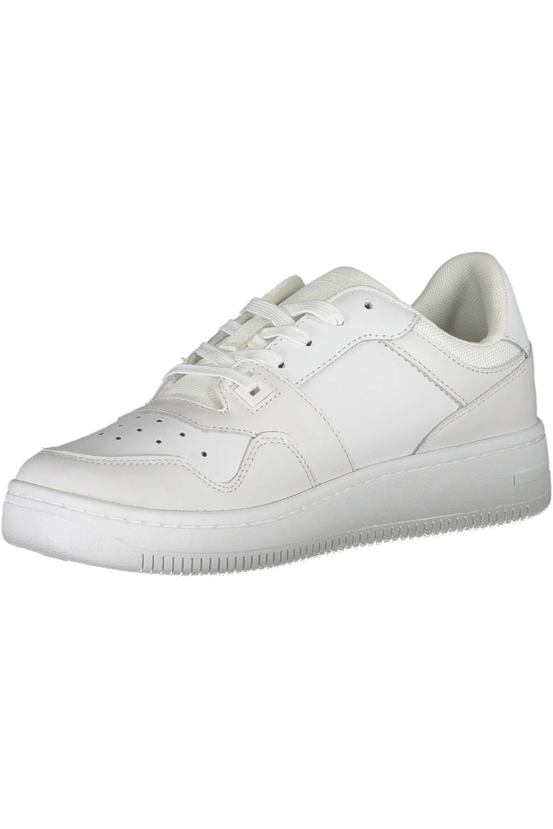 White Polyester Women Sneaker Tommy Hilfiger