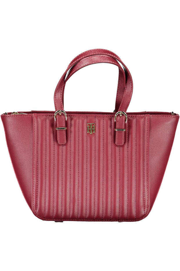 Red Polyethylene Women Handbag Tommy Hilfiger