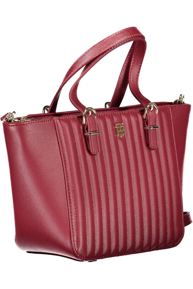 Red Polyethylene Women Handbag Tommy Hilfiger