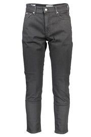 Black Cotton Men Jeans Calvin Klein