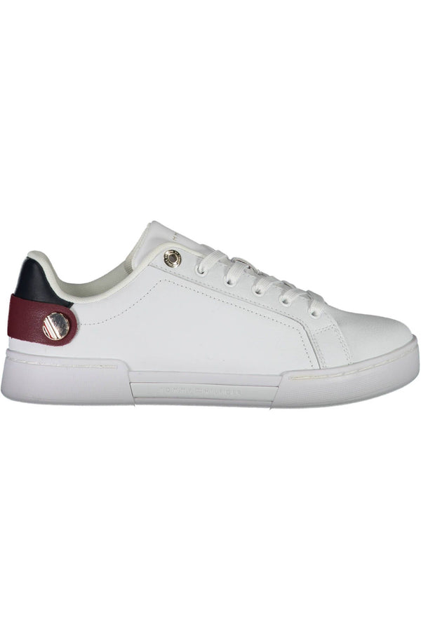 White Polyethylene Women Sneaker Tommy Hilfiger