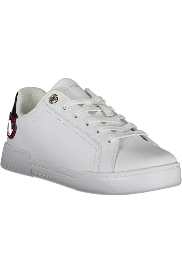 White Polyethylene Women Sneaker Tommy Hilfiger