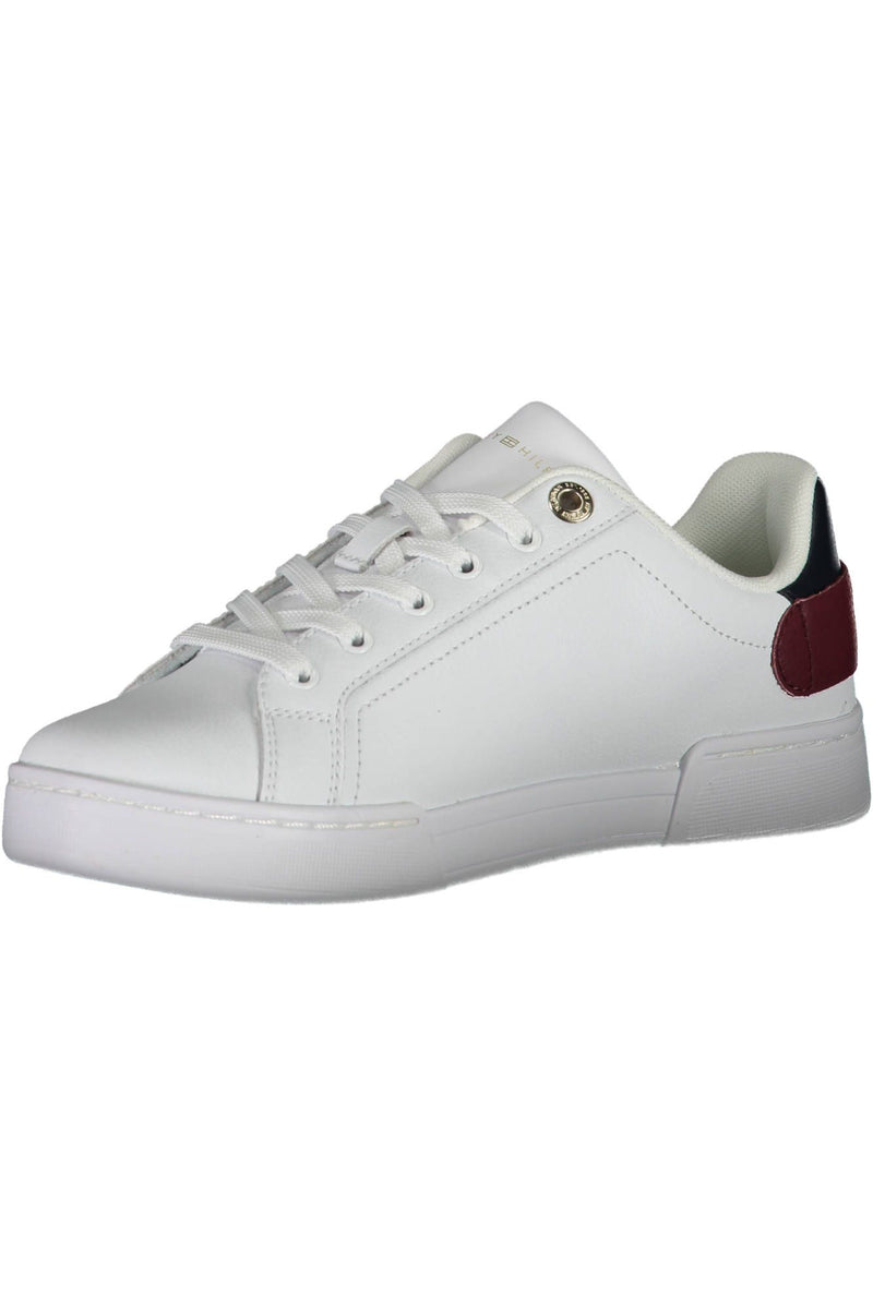 White Polyethylene Women Sneaker Tommy Hilfiger