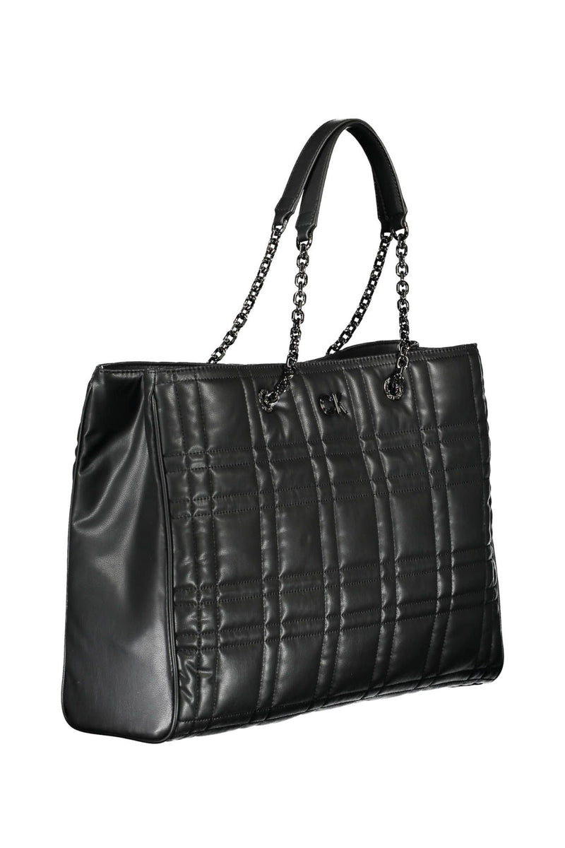 Black Polyester Women Handbag Calvin Klein