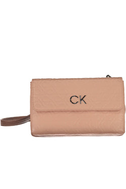 Pink Polyester Women Handbag Calvin Klein