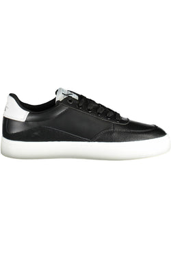 Black Leather Women Sneaker Calvin Klein