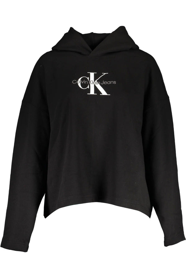 Black Cotton Women Sweater Calvin Klein