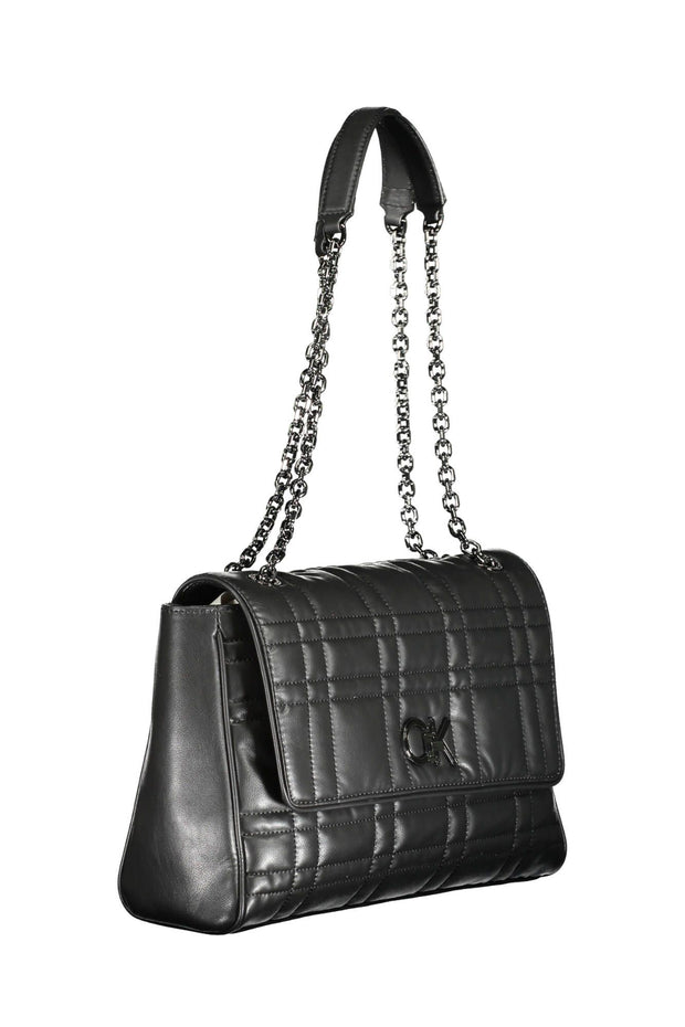 Black Polyester Women Handbag Calvin Klein