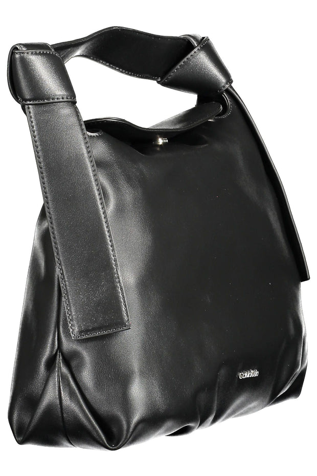 Black Polyester Women Handbag Calvin Klein