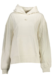 White Cotton Women Sweater Calvin Klein