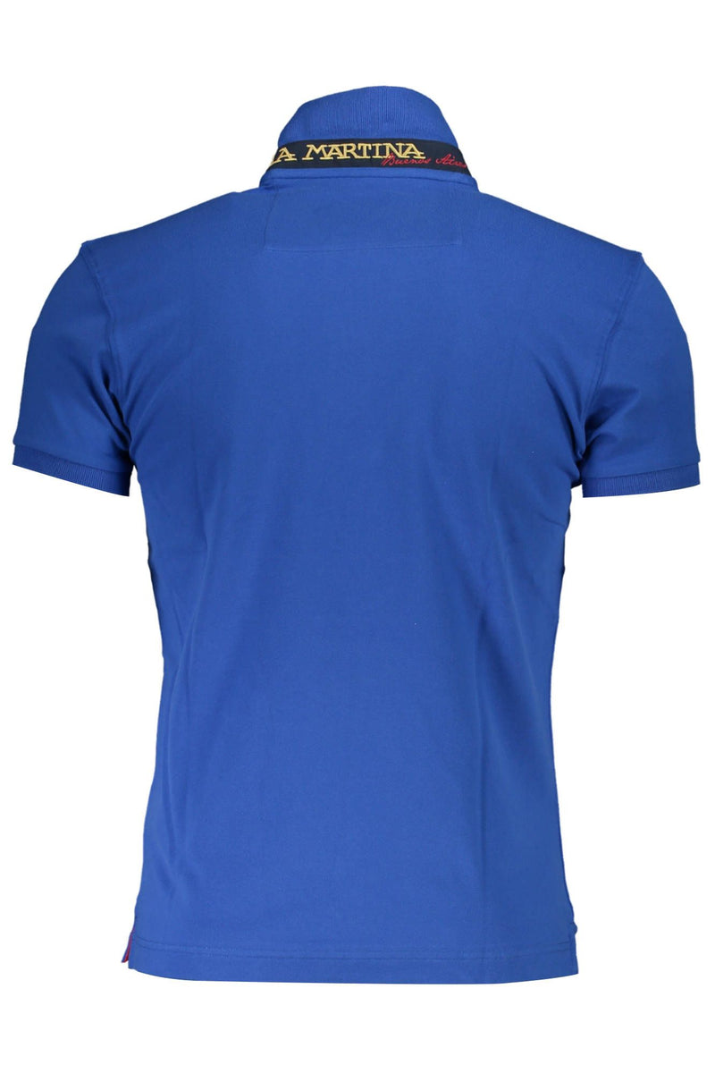 Slim Fit Embroidered Polo with Contrast Details La Martina