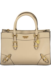 Beige Polyethylene Women Handbag Guess Jeans