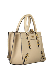 Beige Polyethylene Women Handbag Guess Jeans