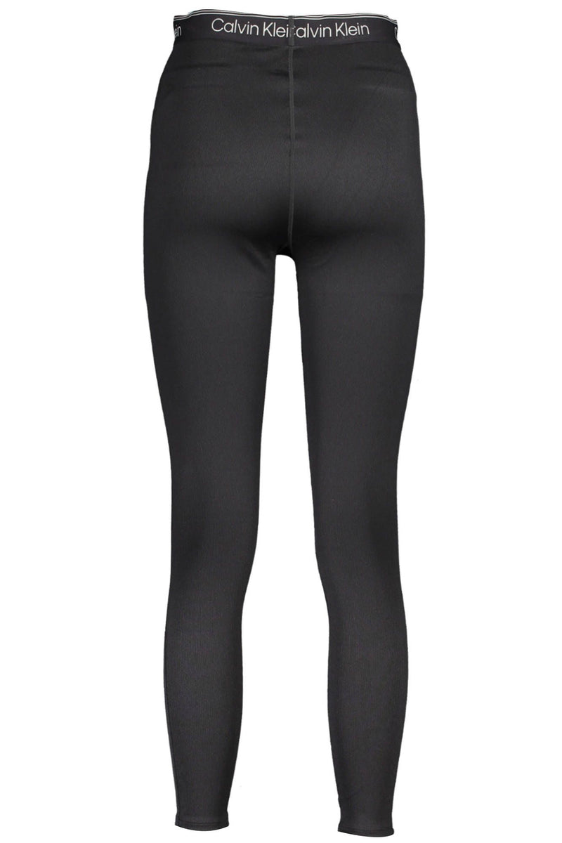 Black Polyester Women Legging Calvin Klein