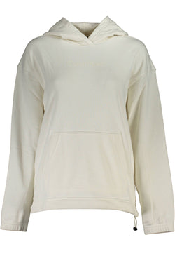 White Cotton Womens Sweater Calvin Klein