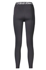 Black Polyester Women Leggings Calvin Klein