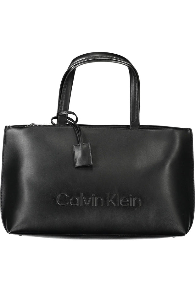 Black Polyester Women Handbag Calvin Klein