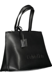 Black Polyester Women Handbag Calvin Klein