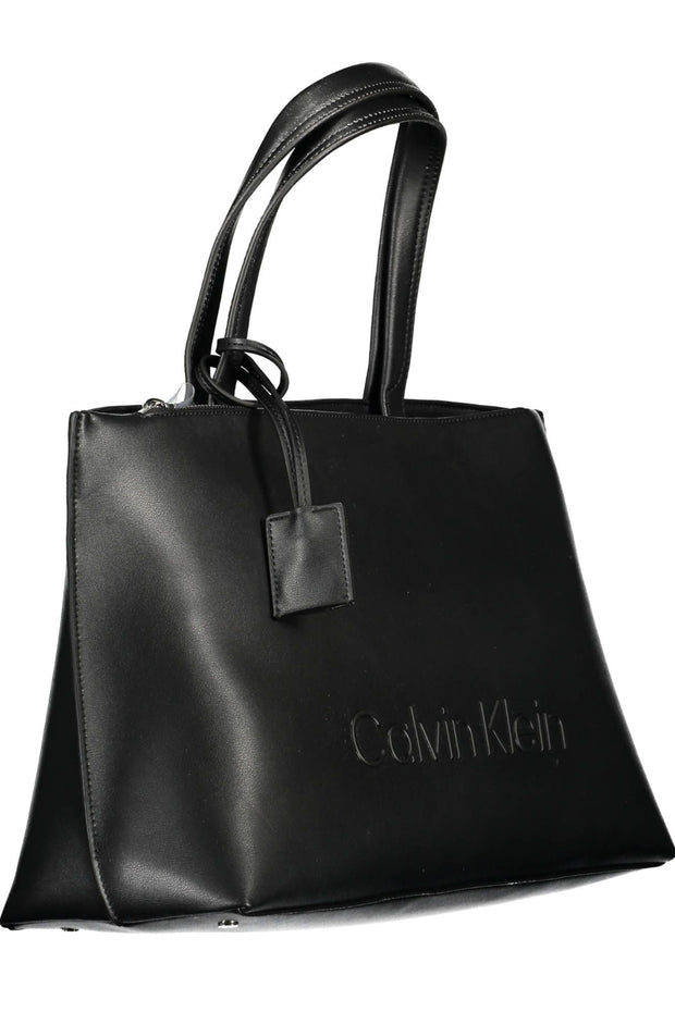 Black Polyester Women Handbag Calvin Klein