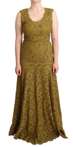 Elegant Lace Floor-Length Sleeveless Gown Dolce & Gabbana