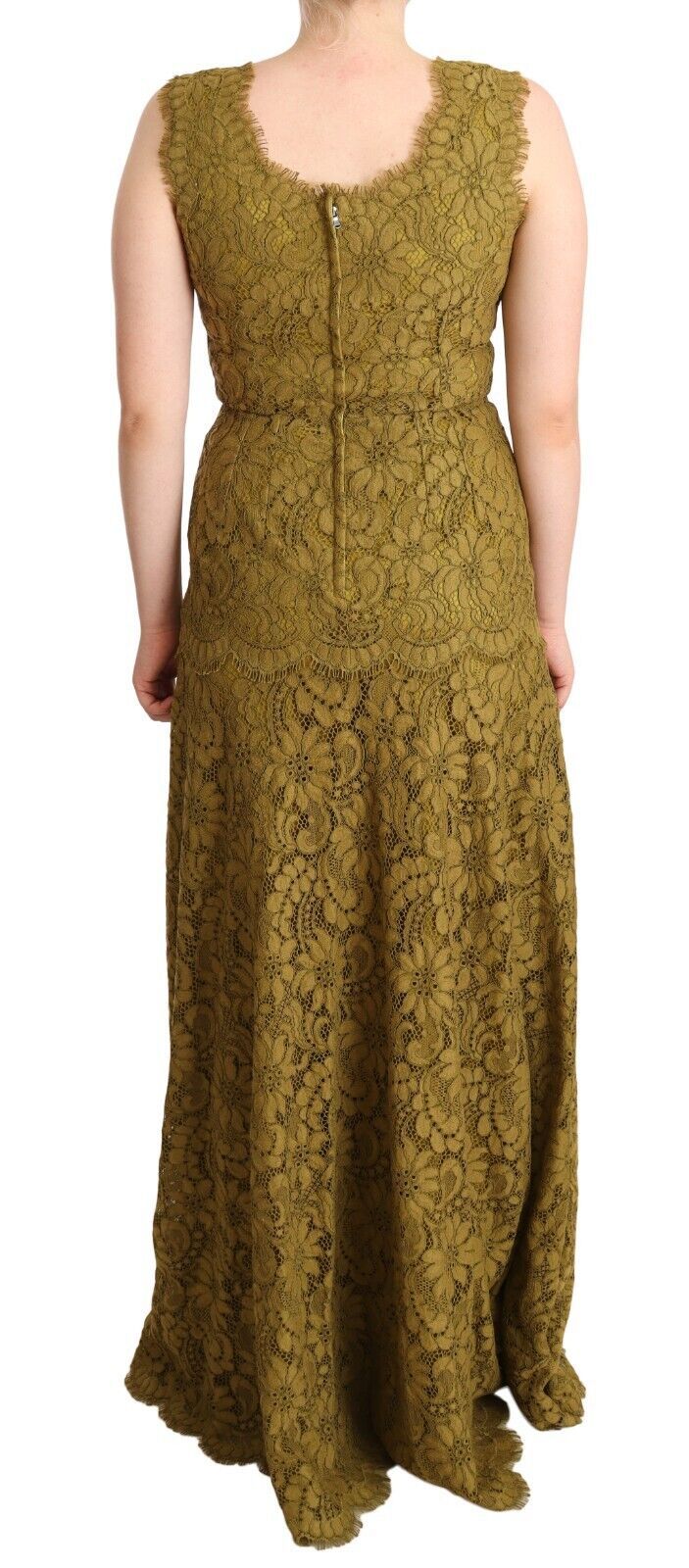 Elegant Lace Floor-Length Sleeveless Gown Dolce & Gabbana