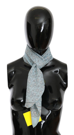 Elegant Silk Bandana Wrap Shawl Scarf Ermanno Scervino