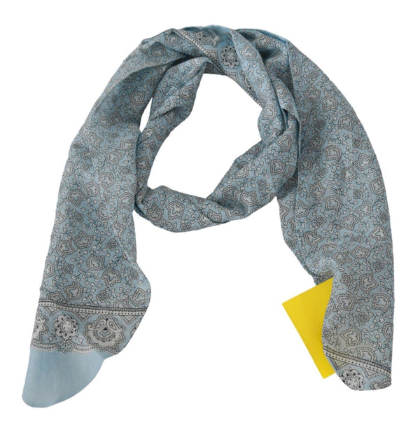 Elegant Silk Bandana Wrap Shawl Scarf Ermanno Scervino