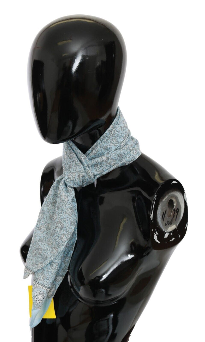 Elegant Silk Bandana Wrap Shawl Scarf Ermanno Scervino